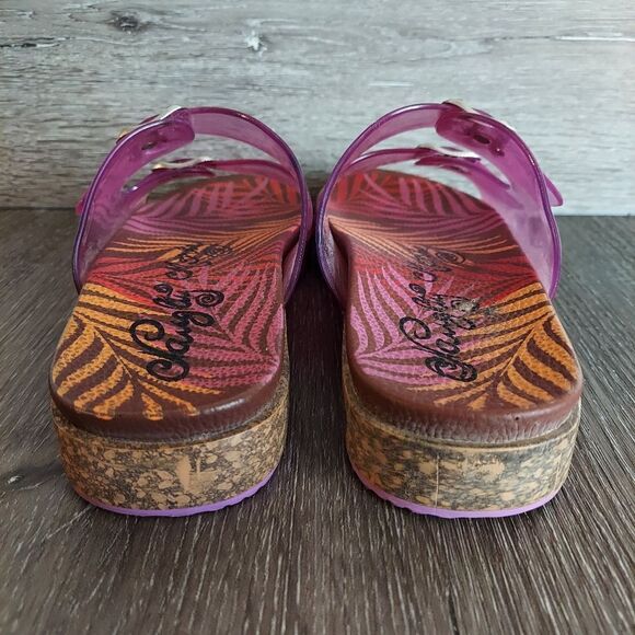 Naughty Monkey Transparent Purple Sandals - Picture 5 of 10